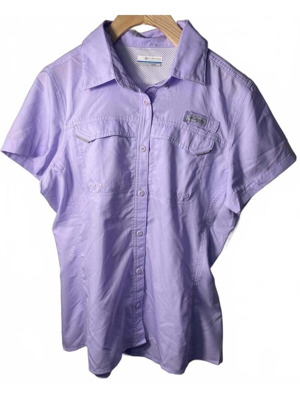 Columbia PFG Sportswear Top Women's Medium Purple Outdoors